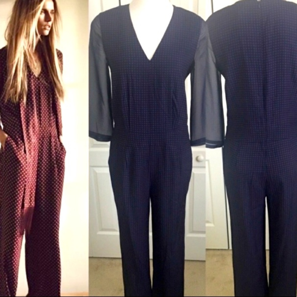 NWOT Scotch and Soda navy jumpsuit size 2